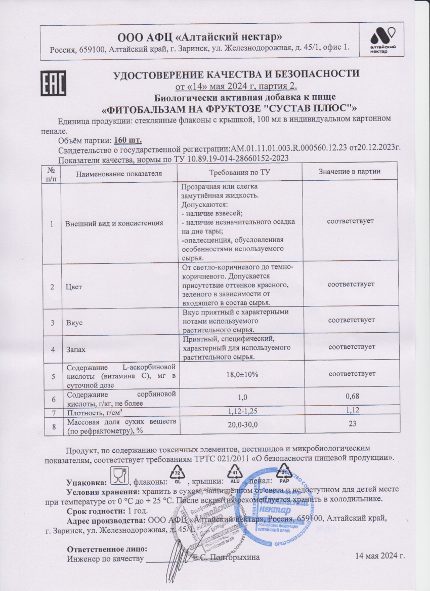 Паспорт №052024